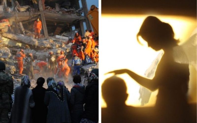 "Uma pessoa de branco me alimentou": a incrível história de uma criança após terremoto