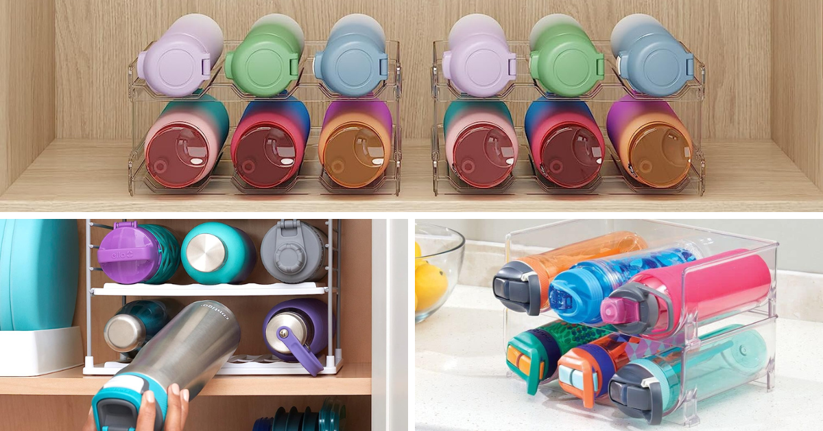 Get Your H2O In Check With These Genius Water Bottle Organizers!