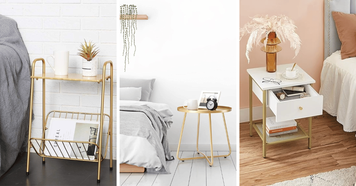 The 5 Best Gold Bedside Tables!