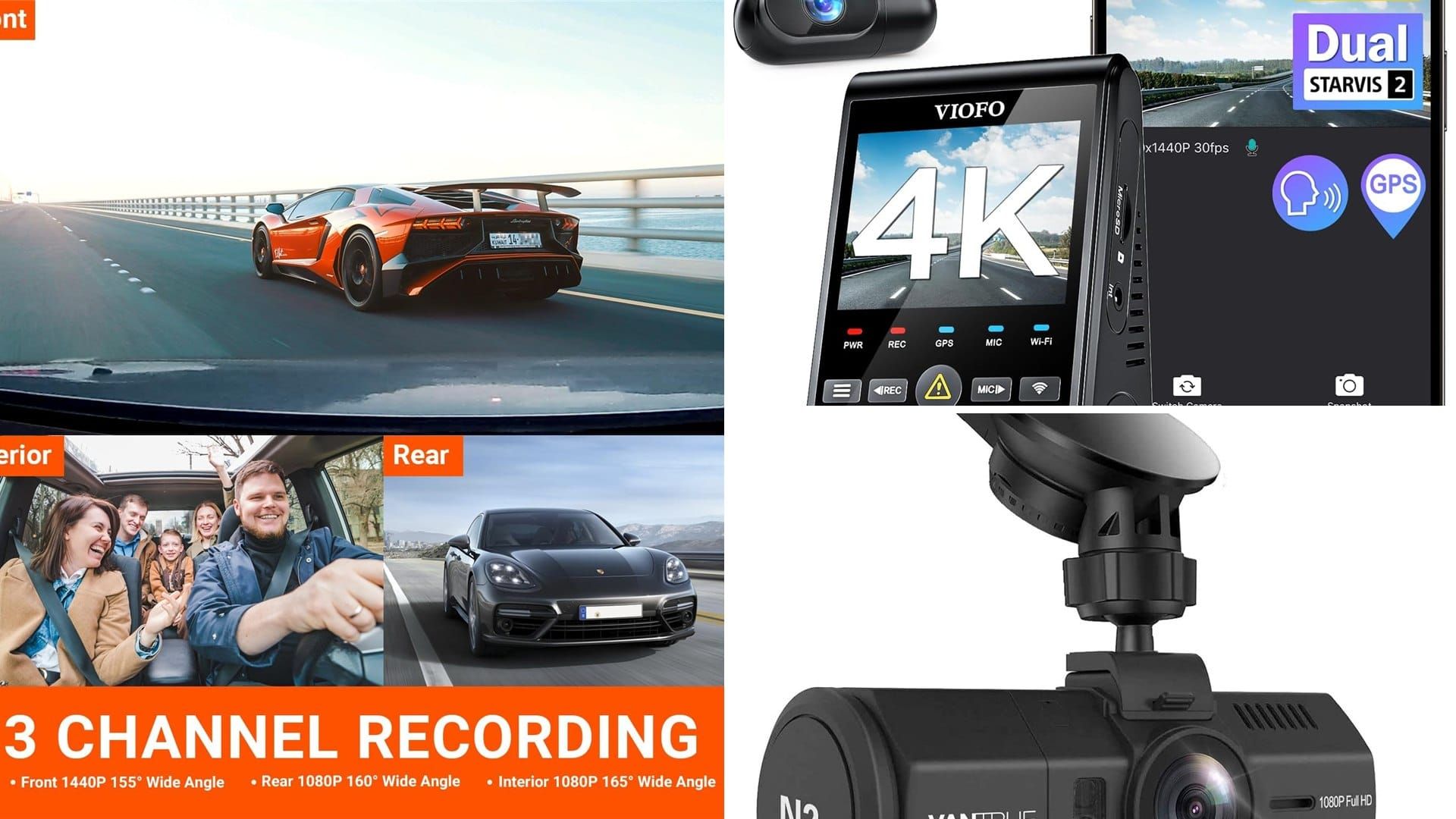 Five dash cams for Uber and Lyft drivers including Vantrue and VIOFO