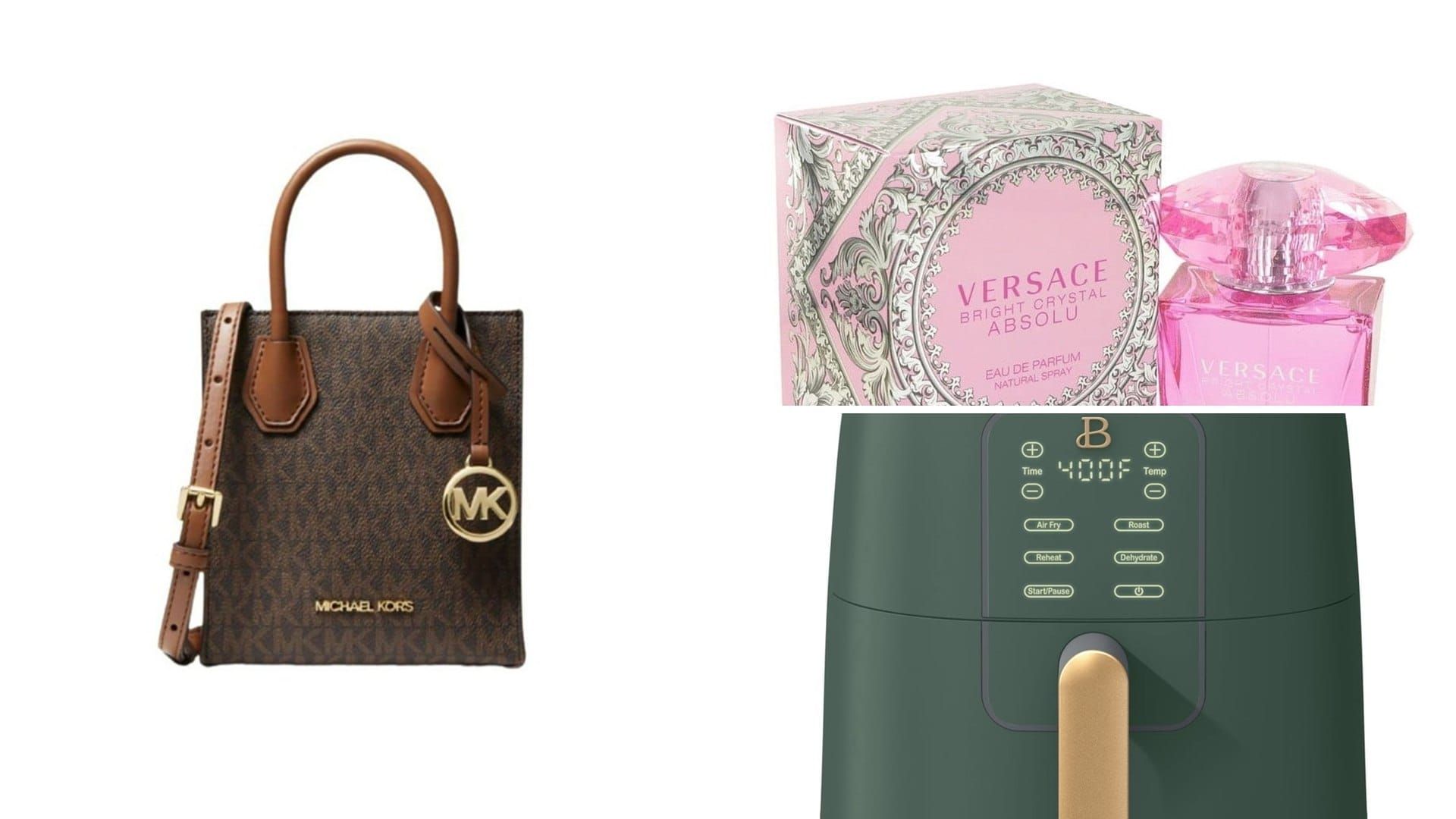 Michael Kors crossbody, Versace perfume and air fryer on sale at Walmart