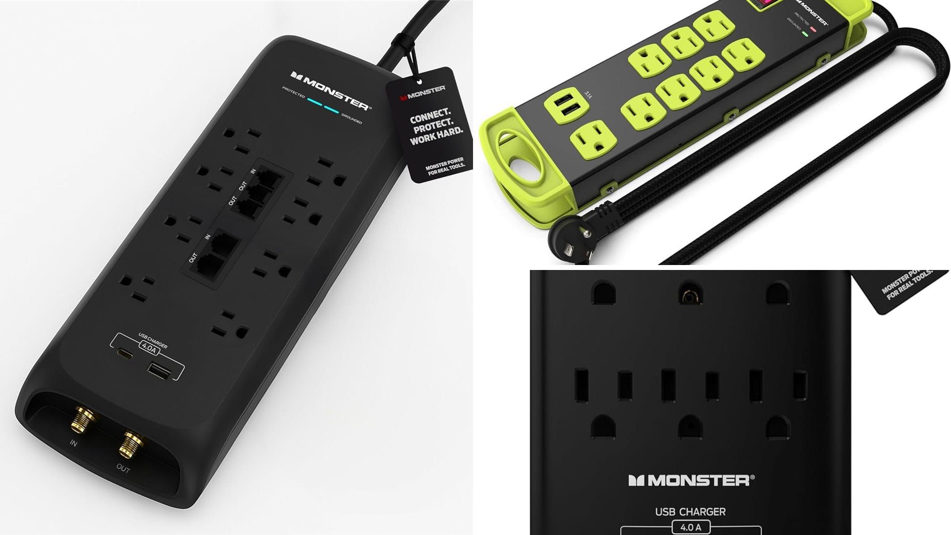 Monster surge protector power strips