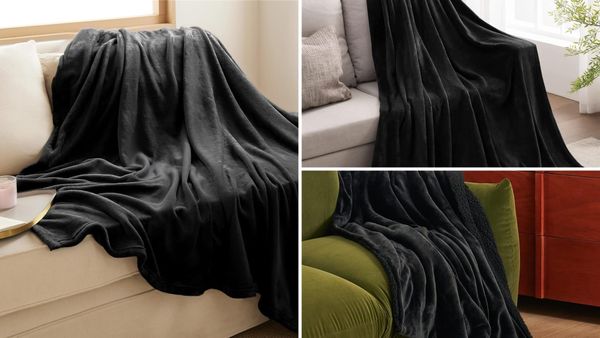 Black Throw Blanket 2026: 5 Soft Fleece and Sherpa Picks