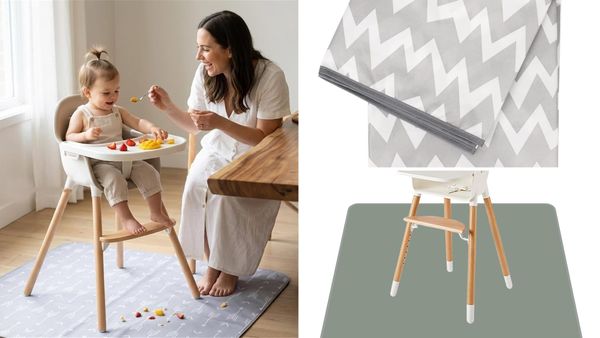 High Chair Mat 2026: 4 Washable Splat Mats That Save Your Floor