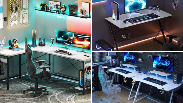 Best White Gaming Desk 2026: 5 Picks From a $29 Starter to an Electric Standing Desk