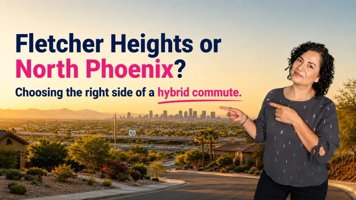 Fletcher Heights vs. Stetson Valley or Sonoran Foothills for a Mayo Clinic + P83 Hybrid Commute in Peoria, AZ