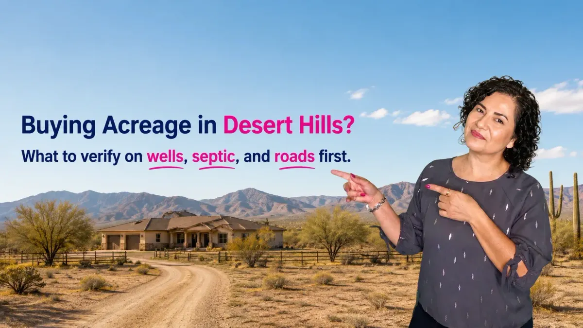 Buying Acreage in Desert Hills, AZ: Wells, Septic, and Roads