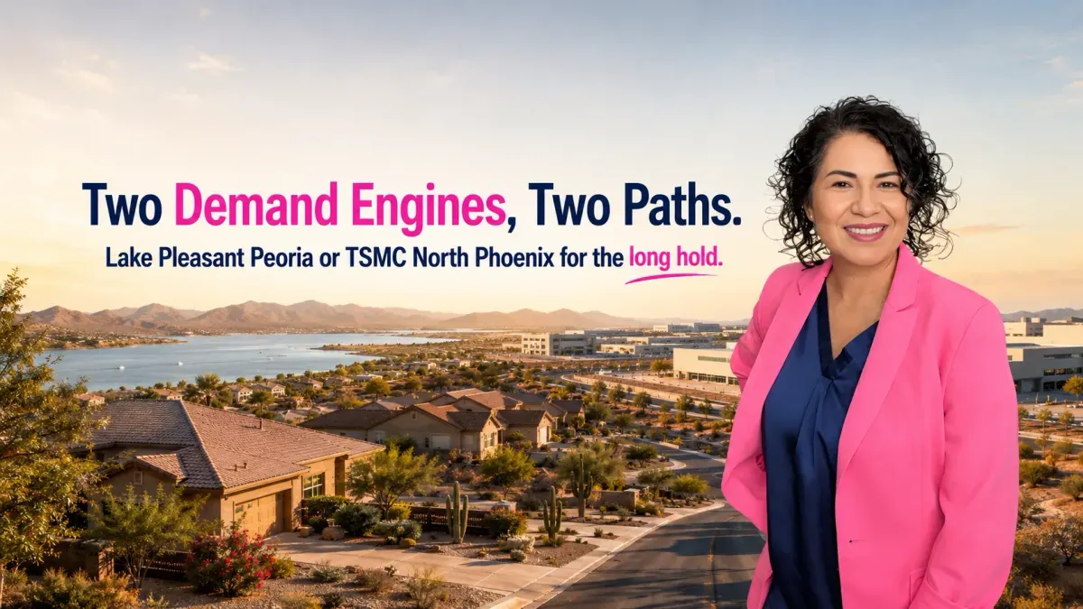 Lake Pleasant-Adjacent Peoria or TSMC-Corridor North Phoenix? Long-Hold Appreciation Patterns Compared