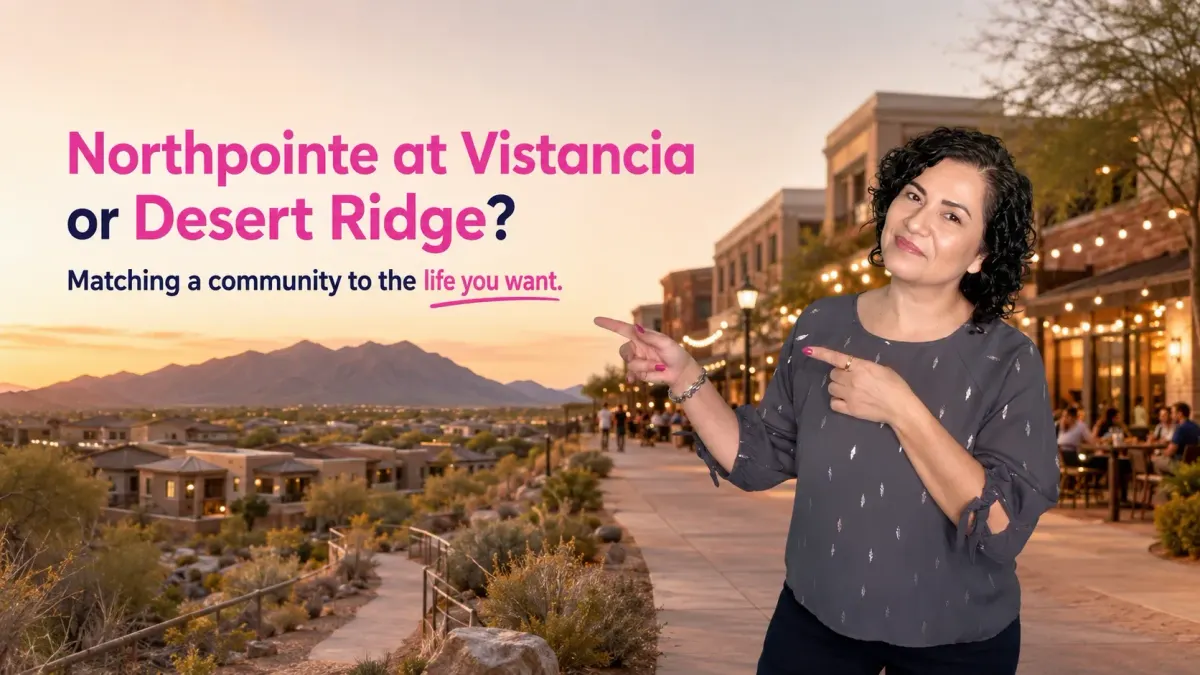 Northpointe at Vistancia or Desert Ridge for Walkable Nightlife?