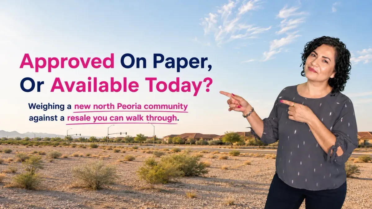 The Cove at Camino á Lago vs. a North Peoria Resale Home