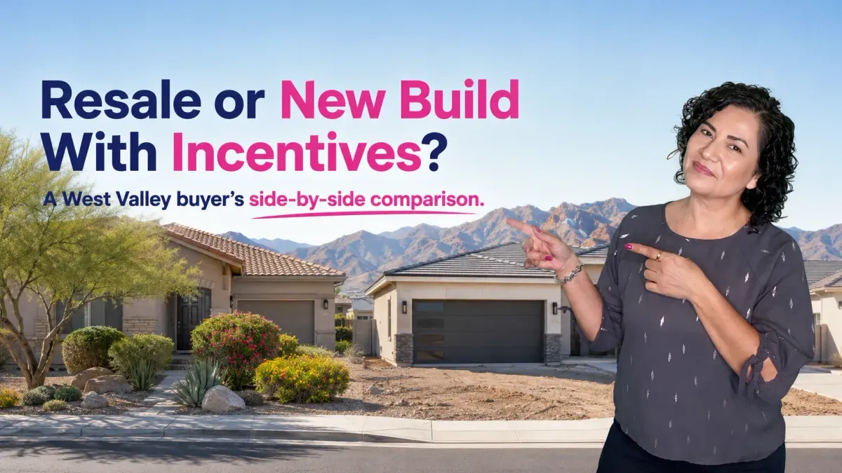 Resale vs. New Build With Builder Incentives in the West Valley
