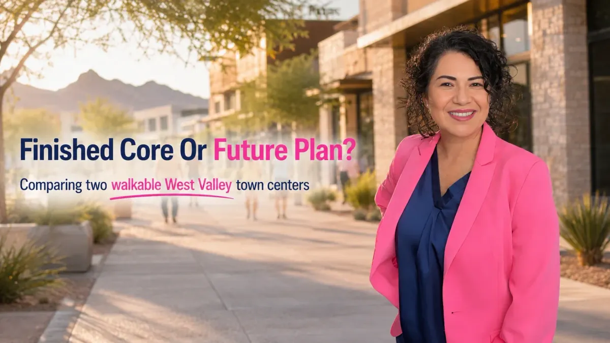 Litchfield Square or Verrado Main Street for Walkability?