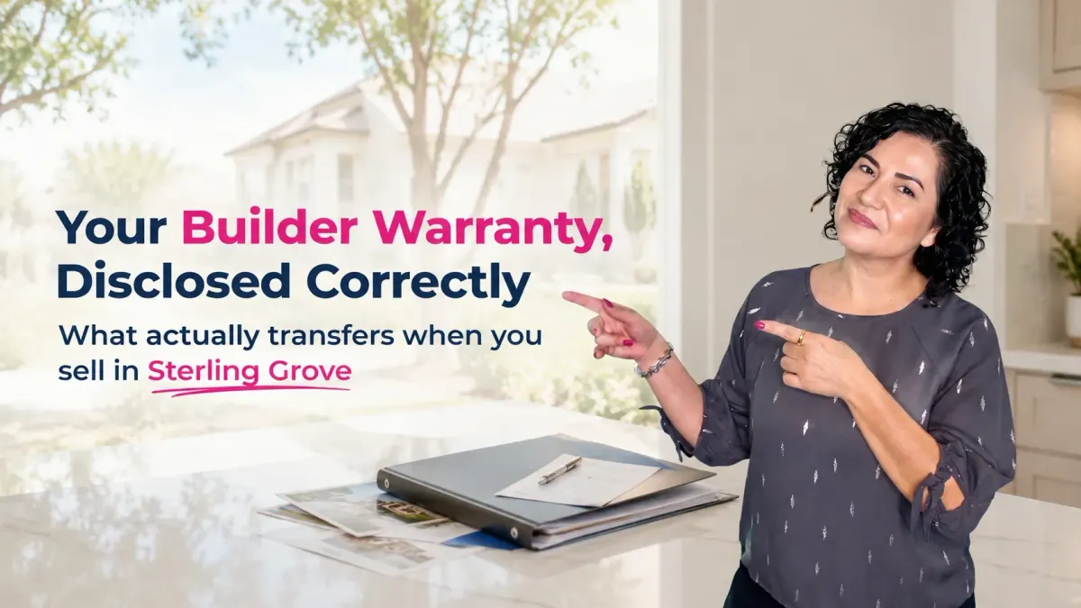 Do I Disclose Builder Warranties Selling in Sterling Grove?