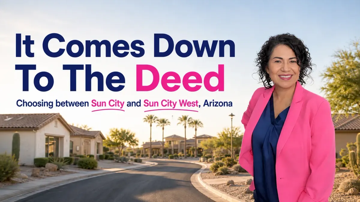 Sun City or Sun City West: Which Should You Buy In?