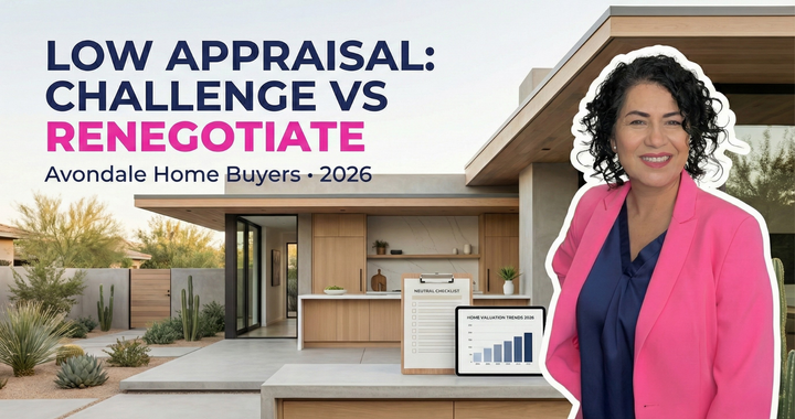 If an Arizona appraiser comes in low on the home I’m buying in Avondale, what are my real options—can I challenge the value, renegotiate, or walk away without losing my earnest money?