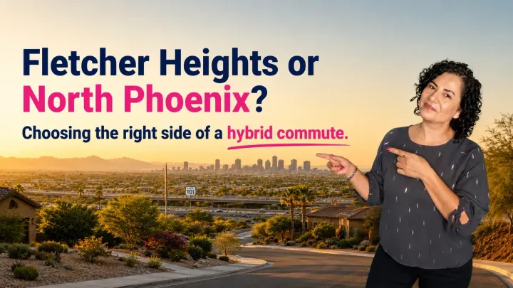 Fletcher Heights vs. Stetson Valley or Sonoran Foothills for a Mayo Clinic + P83 Hybrid Commute in Peoria, AZ