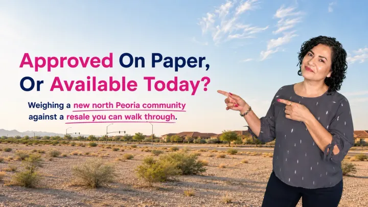 The Cove at Camino á Lago vs. a North Peoria Resale Home