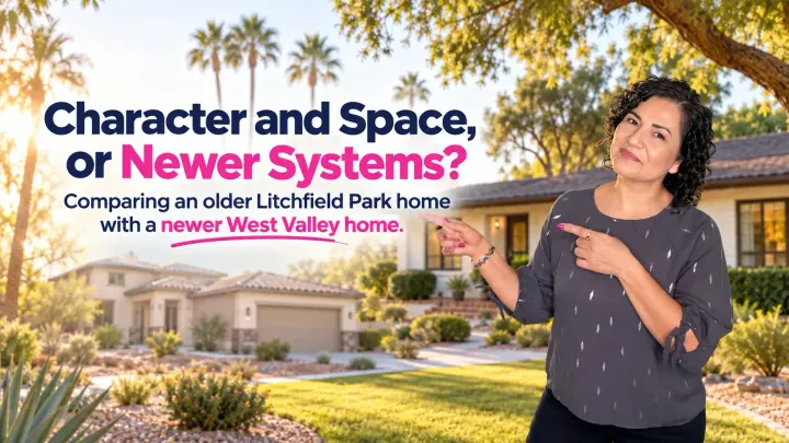 Older Litchfield Park Home on a Big Lot or a Newer West Valley Home?