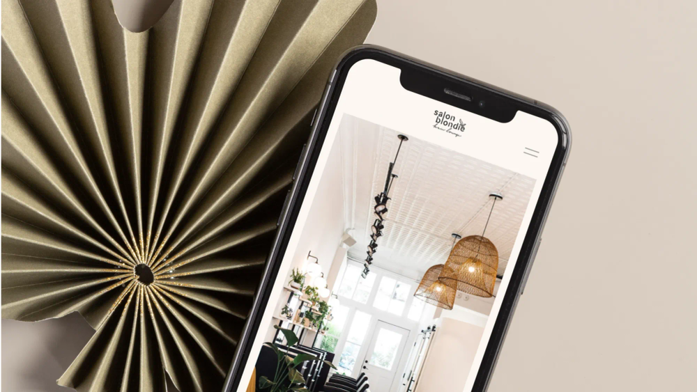 Website Design for Salon Blondie