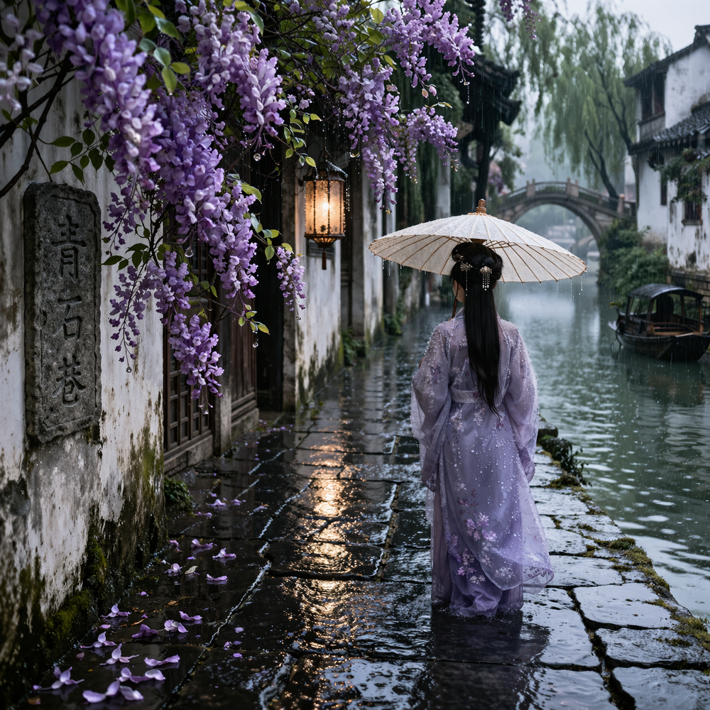 半巷丁香垂紫绪 一帘烟雨捻佩珠 | 清音（十一）