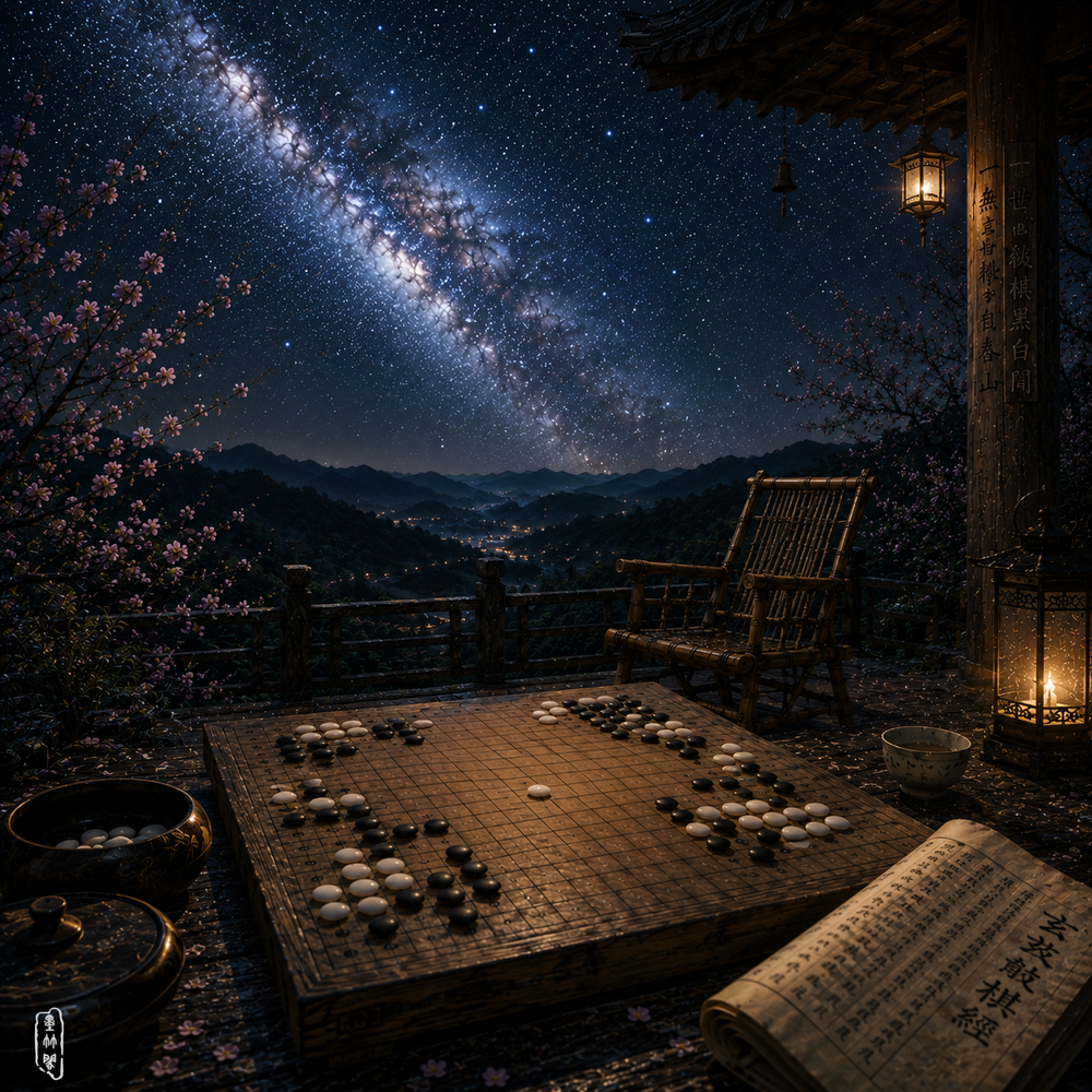 纹枰寂寂归星斗 墨竹萧萧起雪烟 | 别章（一）