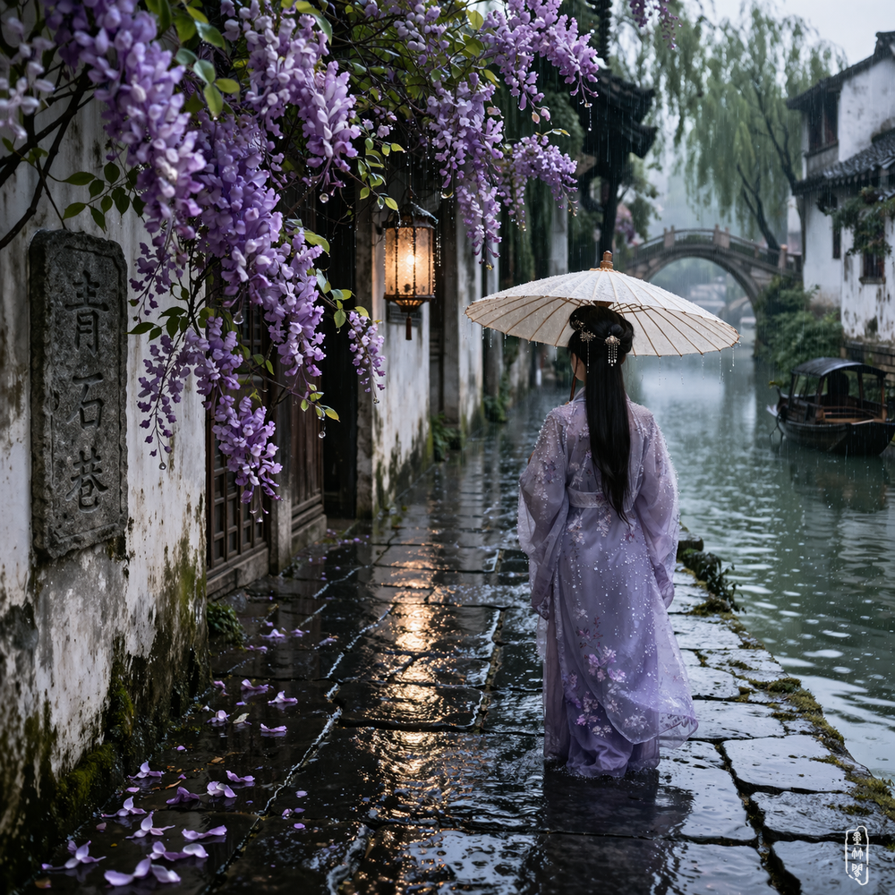 半巷丁香垂紫绪 一帘烟雨捻佩珠 | 清音（十一）