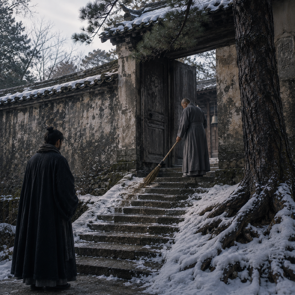 雪分径远归松影 山入窗寒带砚香 | 清音（六）