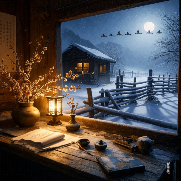 寒灯洇墨三更短 孤影怀人一字长 | 清音（三）