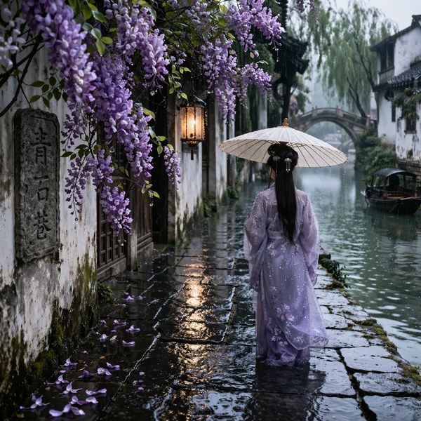 半巷丁香垂紫绪 一帘烟雨捻佩珠 | 清音（十一）