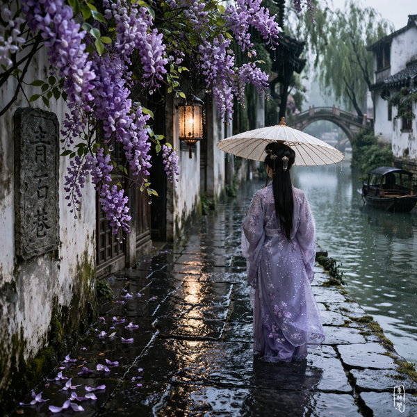 半巷丁香垂紫绪 一帘烟雨捻佩珠 | 清音（十一）