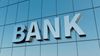 "Bank" sign on the building facade