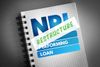 A notebook with a "Restructure" label pasted over "NPL"