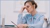 Woman sitting at desk