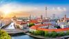 Aerial view of Berlin
