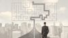 Illustration of a way out of a maze