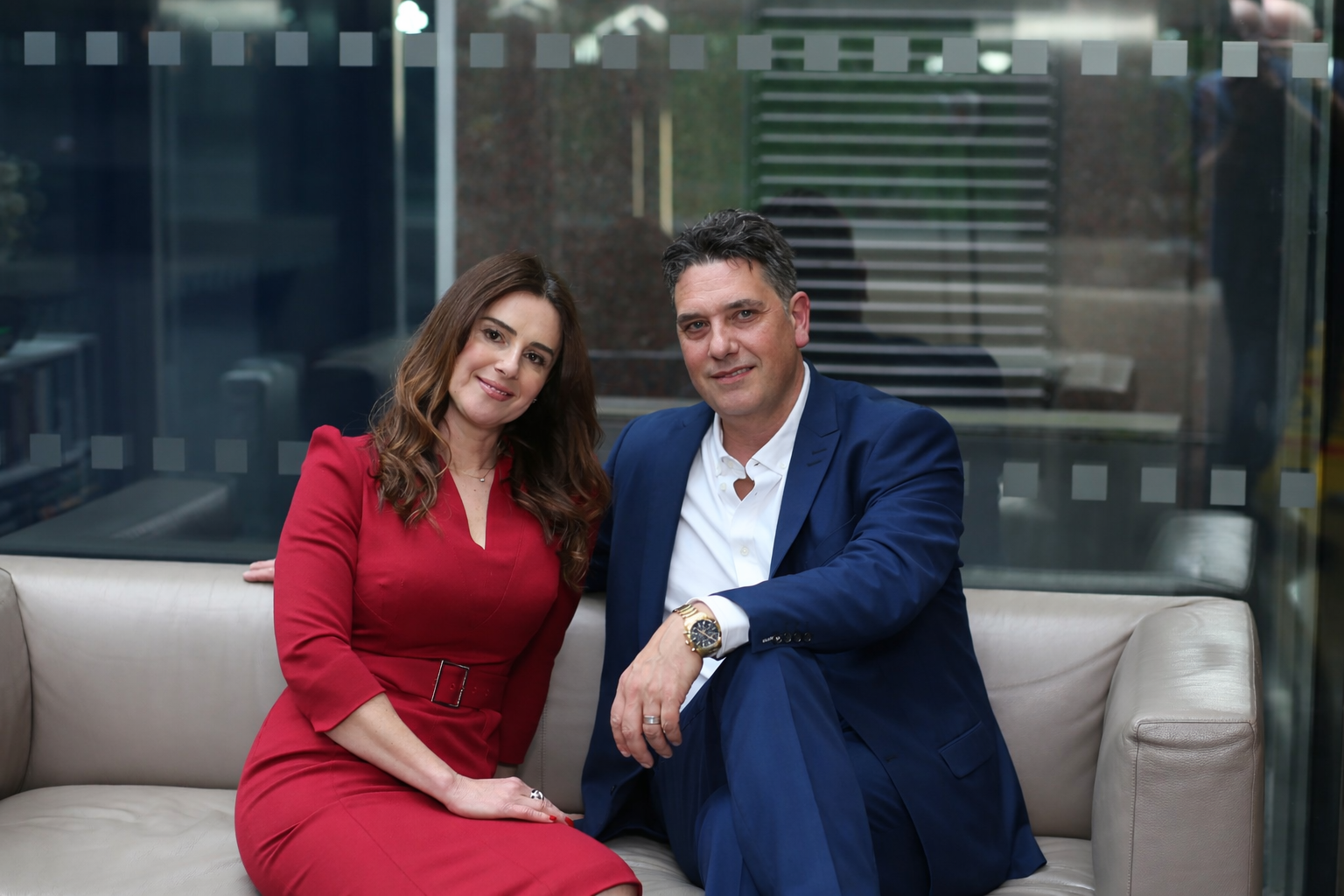 Digital Expert Elliott King and Media CEO Alexandra King standing side by side representing leadership