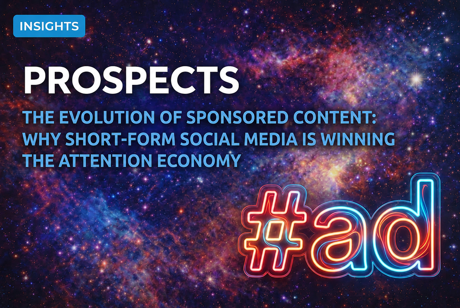 Feature artwork for the Marketing Wins insight on sponsored content and short-form social media
