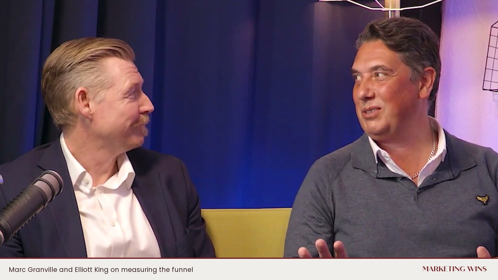 Marc Granville and Elliott King discussing how B2B organisations measure full-funnel marketing