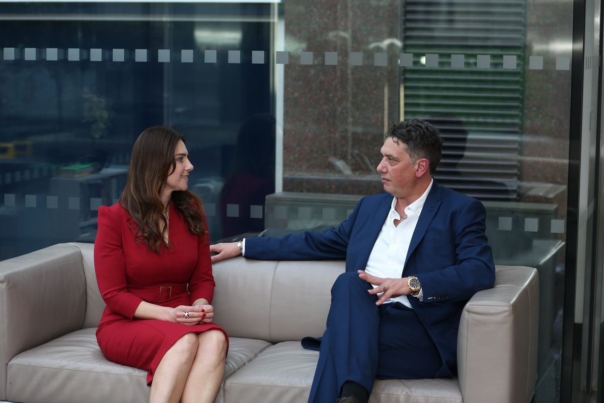 Aleksandra King (often searched as Alexandra King) and Elliott King, authors of Marketing Wins, at the brand shoot