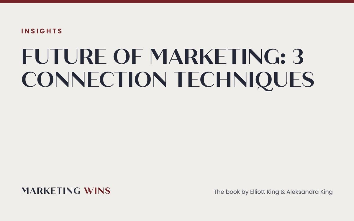 Illustration for a Marketing Wins insight on the future of marketing: absurdist creativity, episodic content and omnichannel