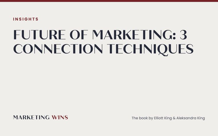 Illustration for a Marketing Wins insight on the future of marketing: absurdist creativity, episodic content and omnichannel