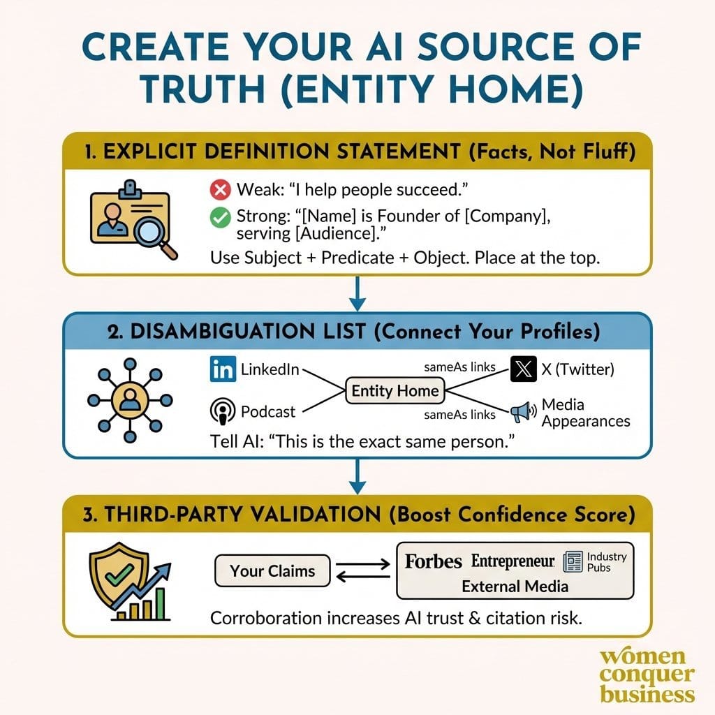 create your ai cource of truth to boost visiblity
