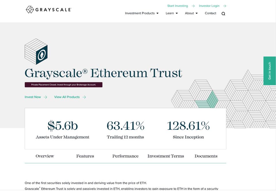 Grayscale Ethereum Investment Trust ($ETHE) - Zero Or Hero?