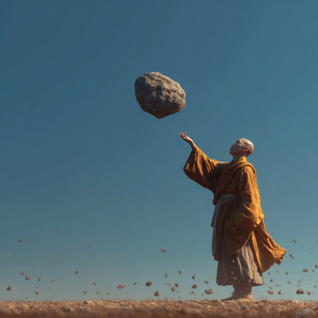 O Monge Perguntou: "Mestre, a Pedra Conhece Seu Próprio Peso?"