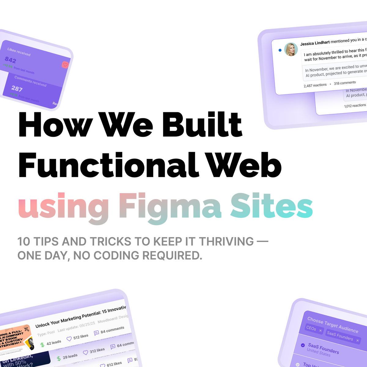 How We Built a Functional Web in One Day — Using Figma Sites (No Code Required)