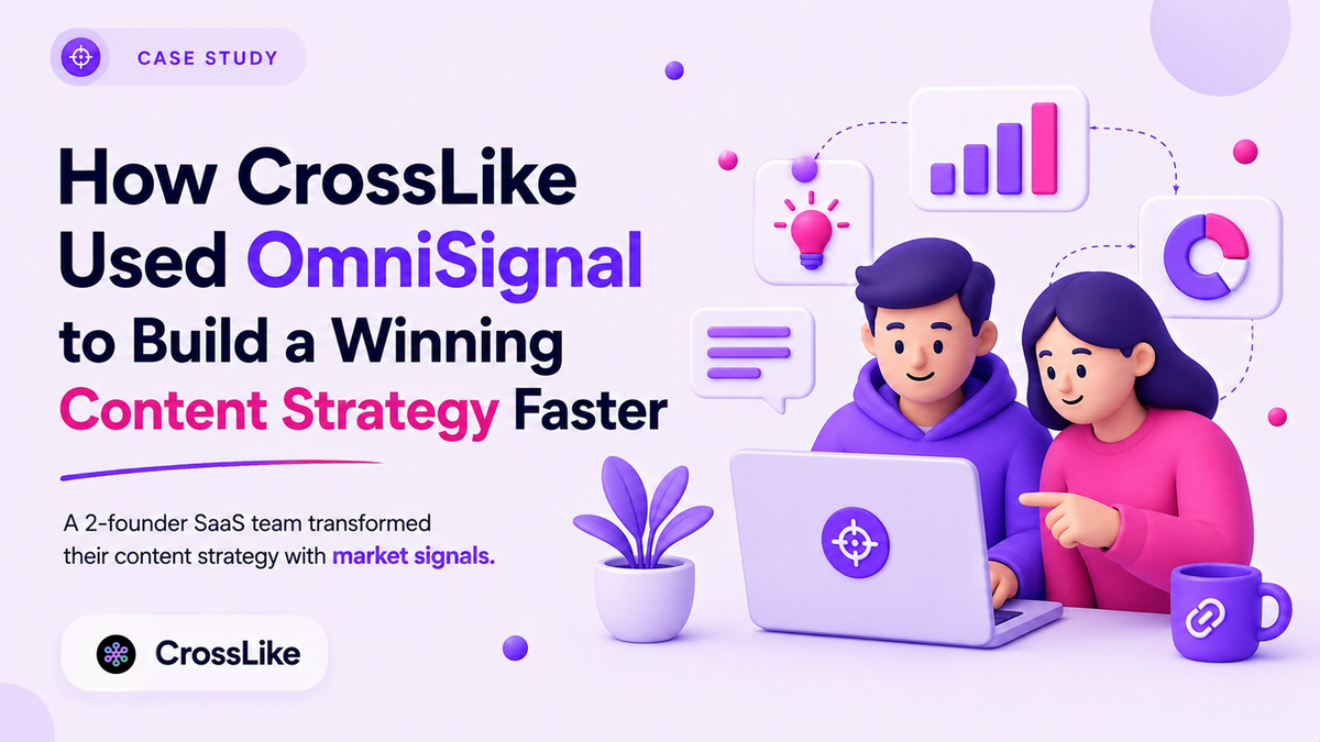 Case Study: How a 2-Founder SaaS Team Used OmniSignal to Build a Winning Content Strategy Faster