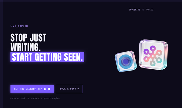 CrossLike vs Taplio: Content Creation vs. Content + Community Growth