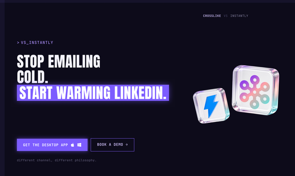 CrossLike vs Instantly: LinkedIn Growth vs. Cold Email at Scale