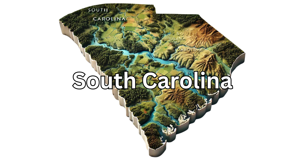 South Carolina Map