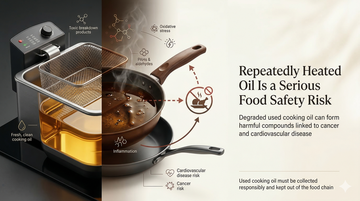 The Hidden Danger in Your Fryer: Why Reusing Cooking Oil Is Costing You More Than You Think